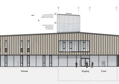 Turnhalle mit PE Einsatzzentrum und Raumschießanlage