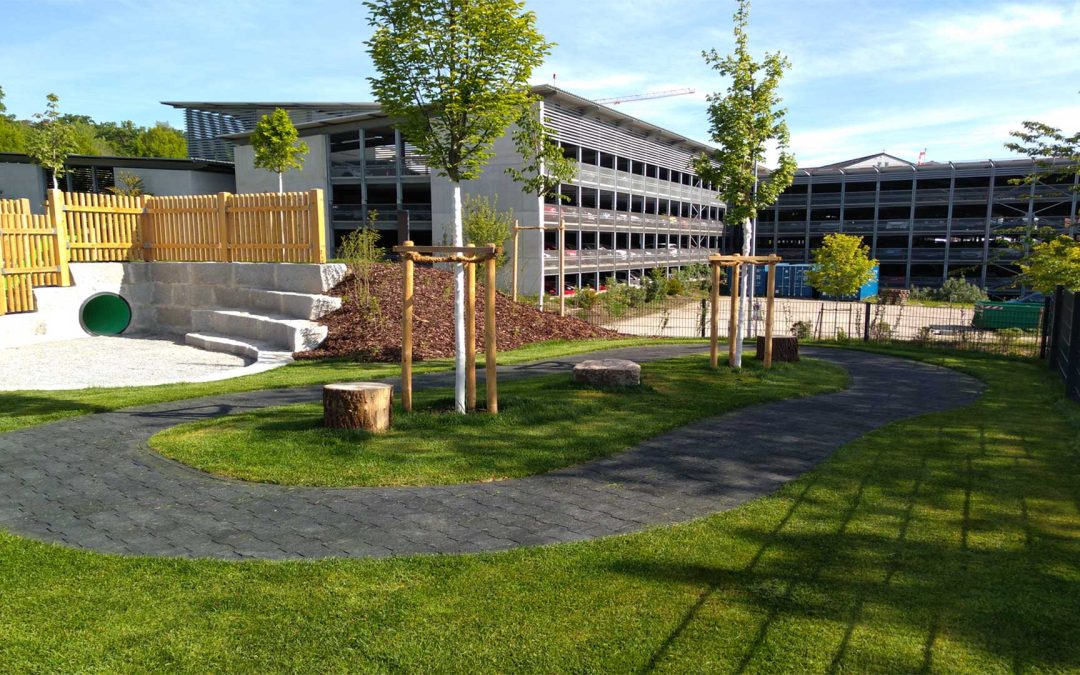 Entwässerungs- und Freianlagenplanung  Neubau Naturkinderhaus am Klinikum Passau