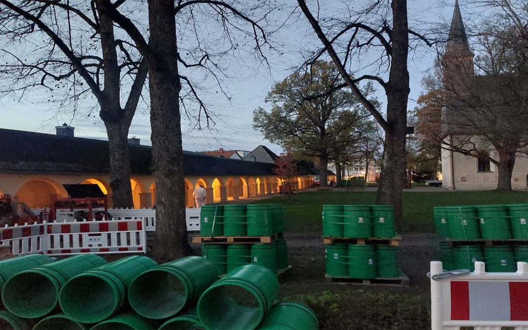 Kanalsanierung Mischwasserkanal  Grabenlose Erneuerung Kanal DN 400 STZ im Berstliningverfahren