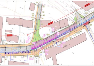 Ausbau der Fridtjof-Nansen-Straße in Traunreut  Ausbau und Neugestaltung der Fahrbahn und der Nebenflächen