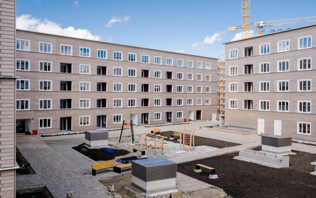 München, Prinz-Eugen-Park – Neubau Wohnanlage mit KiTa und Großgarage